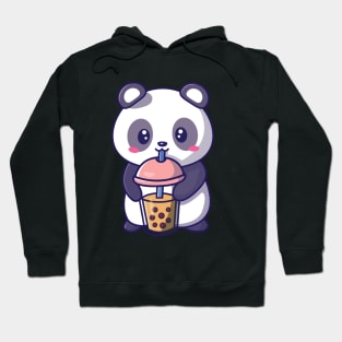 Cute Kawaii Bubble Tea lover Panda Hoodie